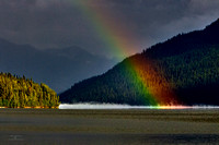 Bowron Lake rainbow