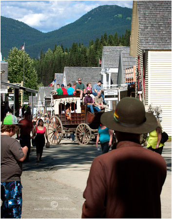 Barkerville during the day.