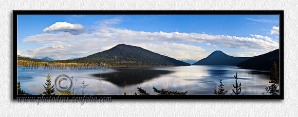Bowron Lake Panorama with Frame!